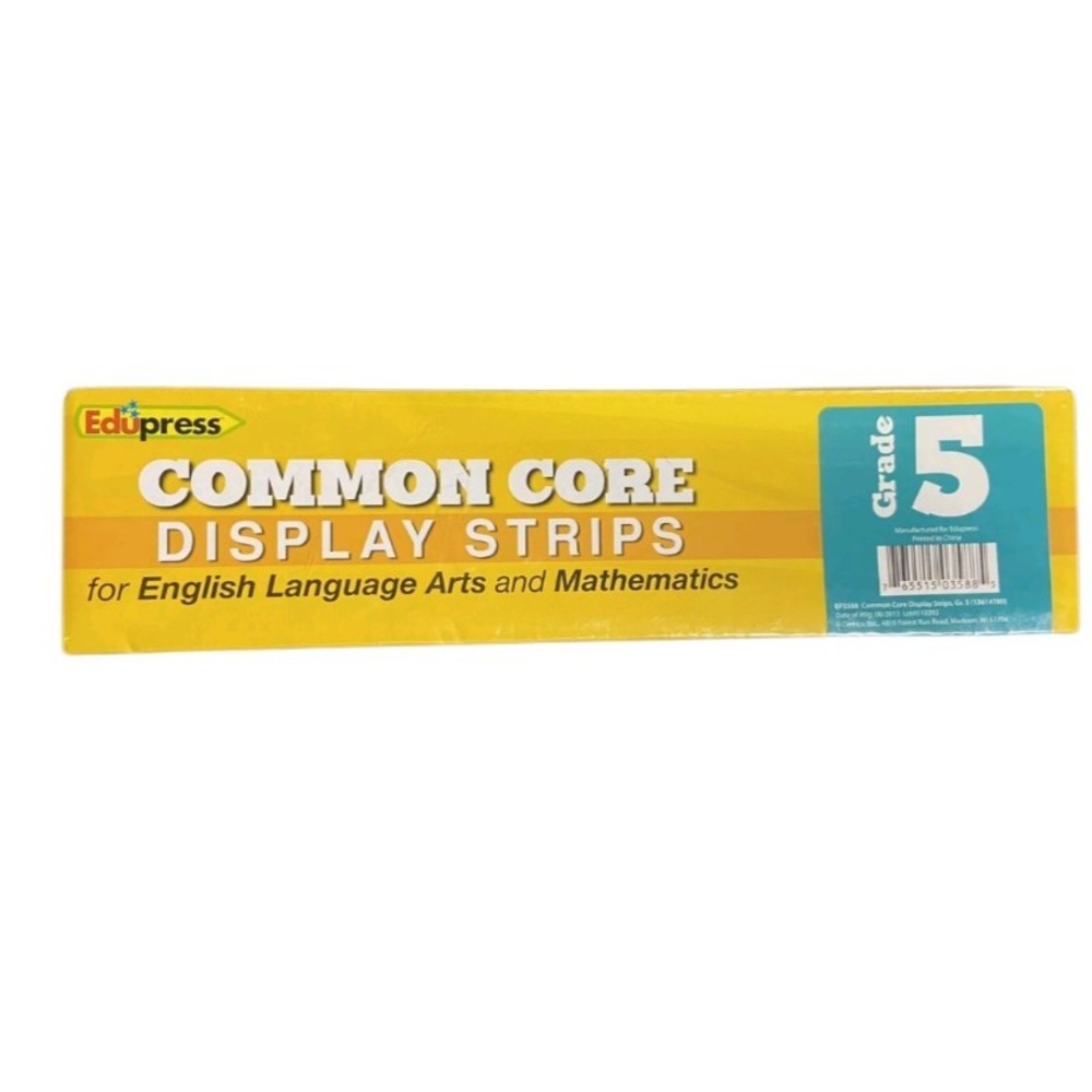 EduPress Common Core‎ Display Strips-English Language Arts & Mathematics Grade 5